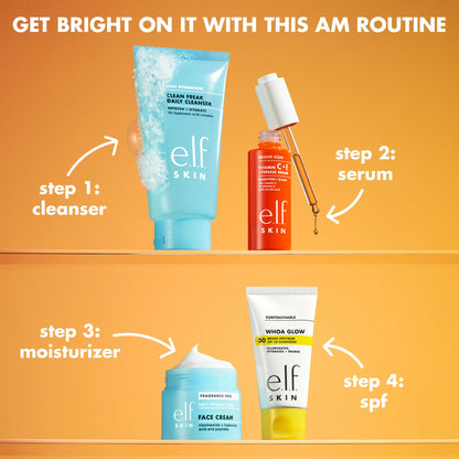 e.l.f. SKIN Bright Icon Vitamin C + E + Ferulic Serum, Brightening & Soothing Face Serum, Helps Even Skin Tone - PrimeBioHealth - canada supplements