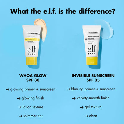 e.l.f. SKIN Suntouchable Invisible SPF 35, Lightweight, Gel-based Sunscreen For A Smooth Complexion, Doubles As A Makeup Primer - PrimeBioHealth - canada supplements