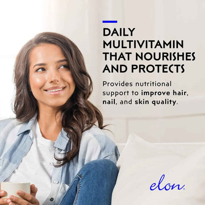Elon Matrix 5000 Complete Multivitamin — Skin, Hair and Nail Growth Vitamins — Healthy Hair Growth Vitamins for Women & Men