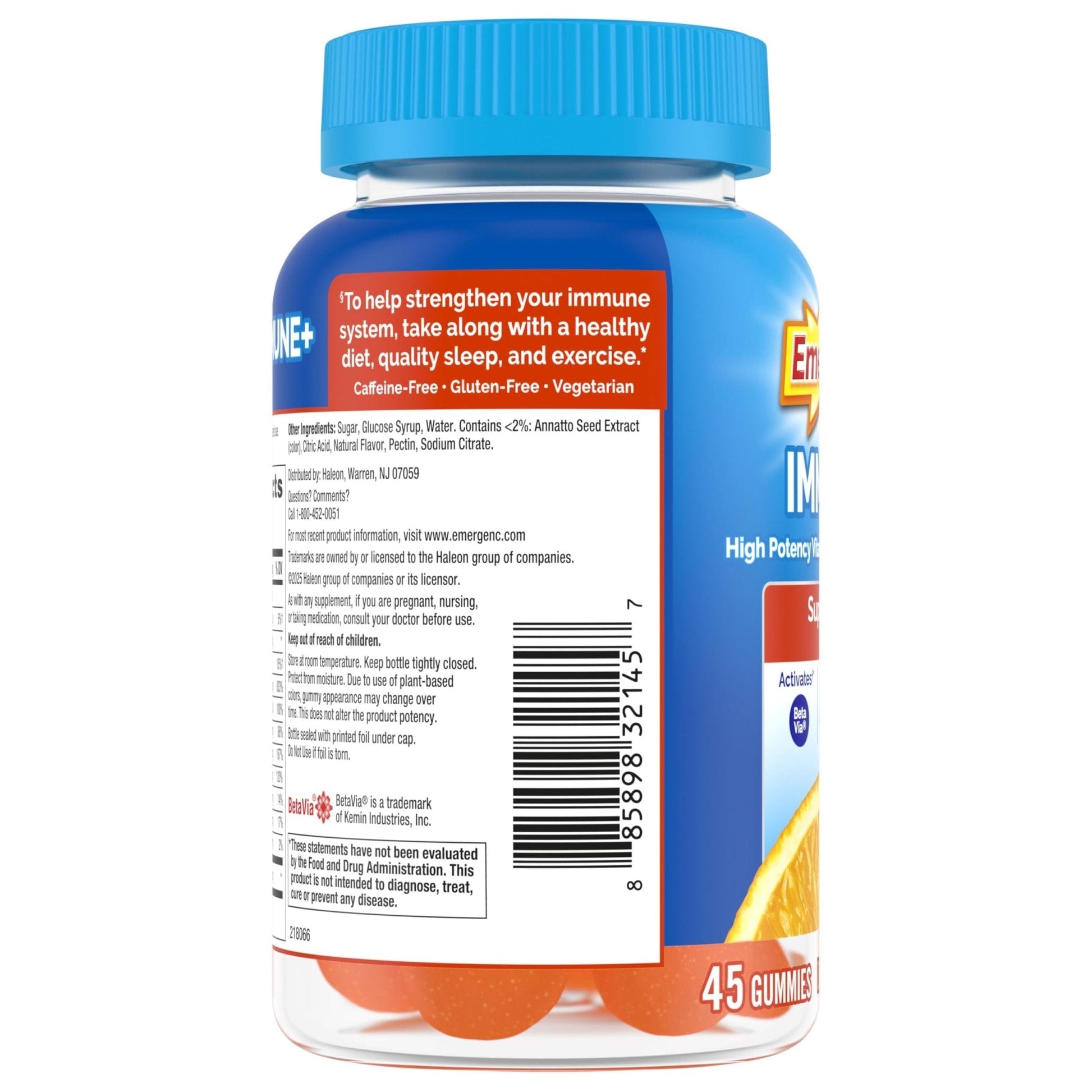 Emergen-C Immune+ Triple Action Immune Support Gummies, BetaVia (R), 1000mg Vitamin C, B Vitamins, Vitamin D and Antioxidants - PrimeBioHealth - canada supplements