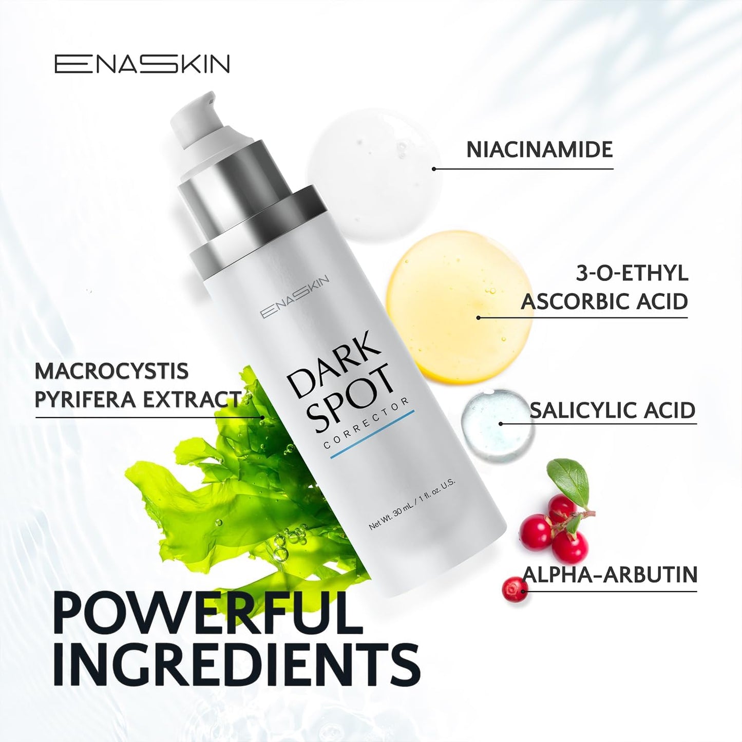 Enaskin Dark Spot Set - Serum & Soap Bars: Hyperpigmentation Body Treatment for Freckles Melasma Age Spot Sun Spot - Dark Spots Corrector Serum - PrimeBioHealth - canada supplements