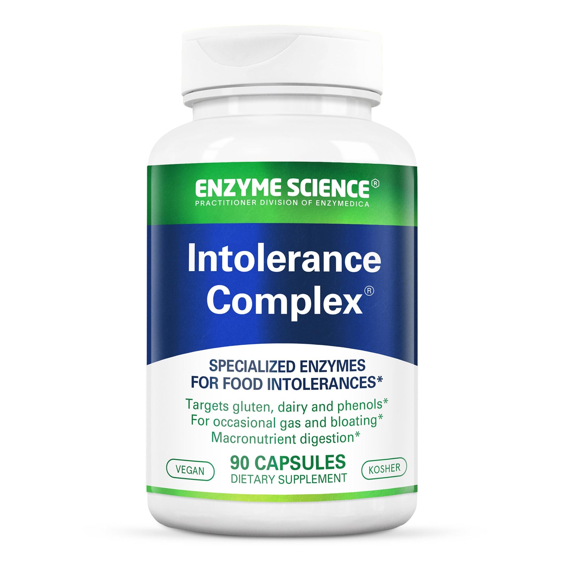 Enzyme Science Intolerance Complex, 90 Capsules Comprehensive Support for Common Digestive Sensitivities Gluten, Casein, Phenol Sensitivities - PrimeBioHealth - canada supplements