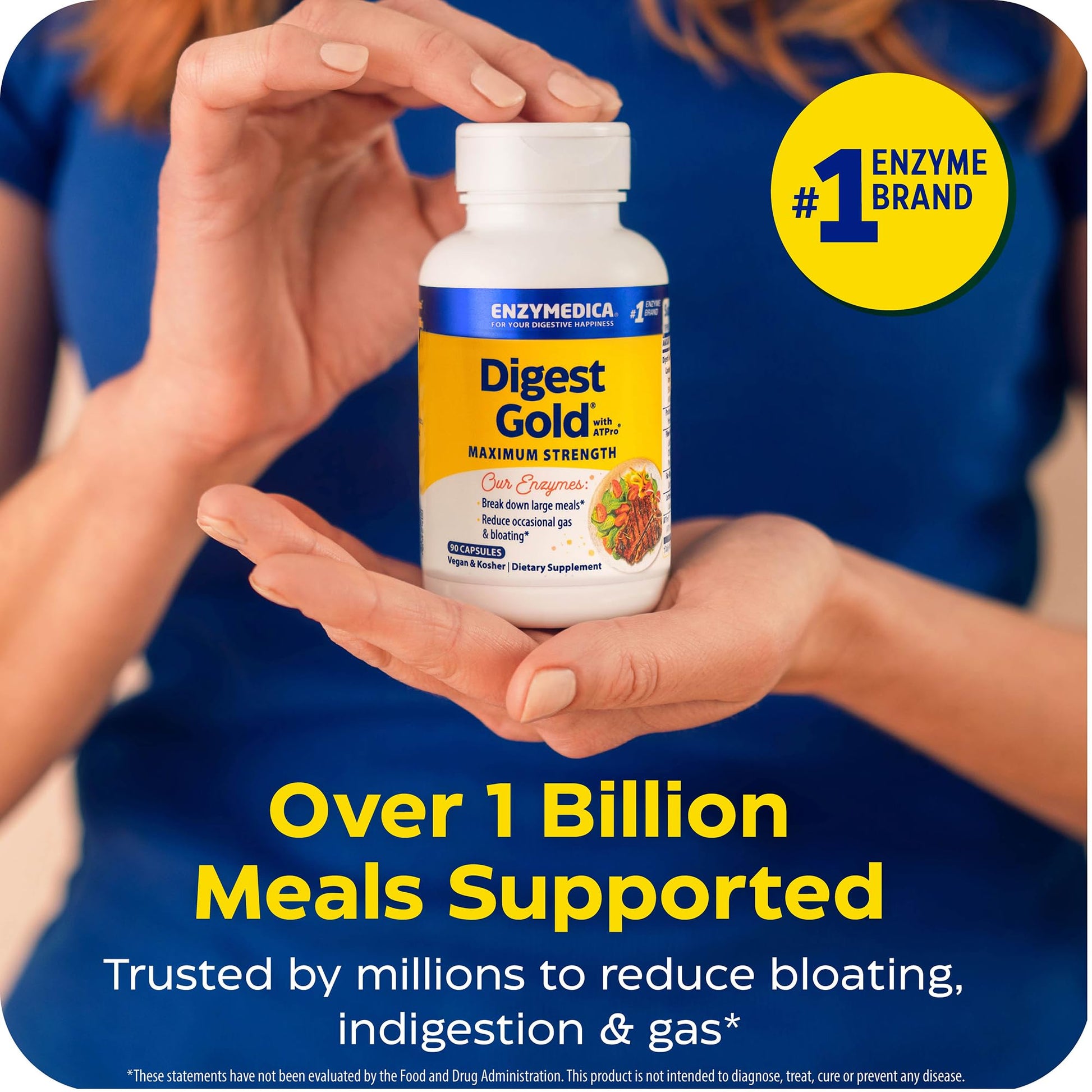 Enzymedica, Digest Gold + ATPro, Maximum Strength Enzymes, 45 Capsules - PrimeBioHealth - canada supplements
