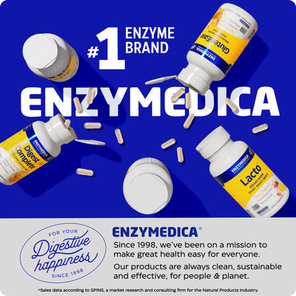 Enzymedica - GlutenEase Extra Strength, Complete Gluten & Casein Formula with Digestive Enzymes + DPP-IV, 30 Capsules - PrimeBioHealth - canada supplements