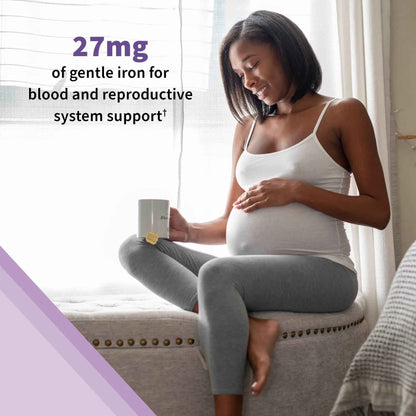 Essential Prenatal Gummy Vitamins for Women with Iron: Folate, Biotin, D3 & B12 + Probiotics for Digestion, Vitamin Code Multivitamin