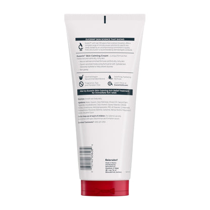 Eucerin Skin Calming Cream - Full Body Lotion for Dry, Itchy Skin, Natural Oatmeal Enriched - 14 oz. Tube - PrimeBioHealth - canada supplements