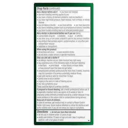 Excedrin PM for Headache Relief, Acetaminophen 250mg, Aspirin 250mg, Diphenhydramine Citrate 38mg, Pain Reliever, Nighttime Sleep-Aid, 100 Count