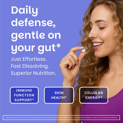 EZ Melts Zinc - Supplement for Immune, Digestive & Skin Health Support - Non-GMO, Vegan & Gluten-Free - Blueberry Blast - PrimeBioHealth - canada supplements