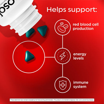 Feosol Original Iron Supplement Tablets, Non-heme, 65mg Iron per Pill, 1 Per Day, 120ct, 4 Month Supply, for Energy and Immune System Support, Made in USA - PrimeBioHealth - canada supplements