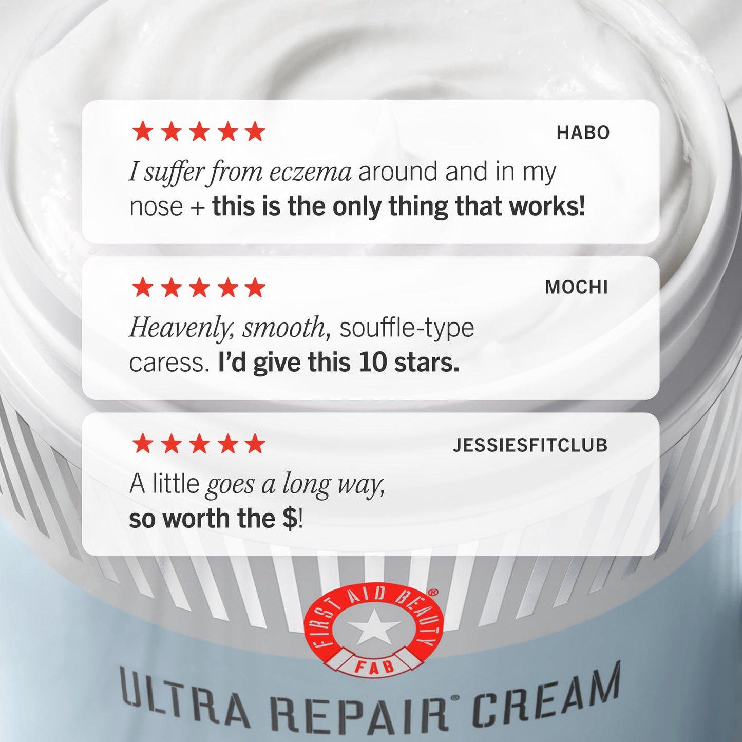 First Aid Beauty - Ultra Repair Cream, Intense Hydration Whipped Colloidal Oatmeal, Clinically Proven to Strengthen Skin Barrier in 7 Days - PrimeBioHealth - canada supplements