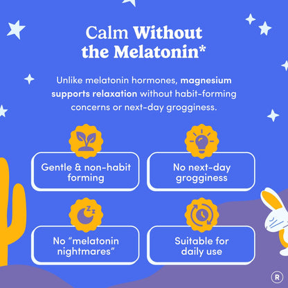 FIRST DAY Kids Magnesium Citrate Gummies (Ages 4+) with No Melatonin | Calm Kids Magnesium Gummies | Bedtime Supplement for Better Sleep with Suntheanine - PrimeBioHealth - canada supplements