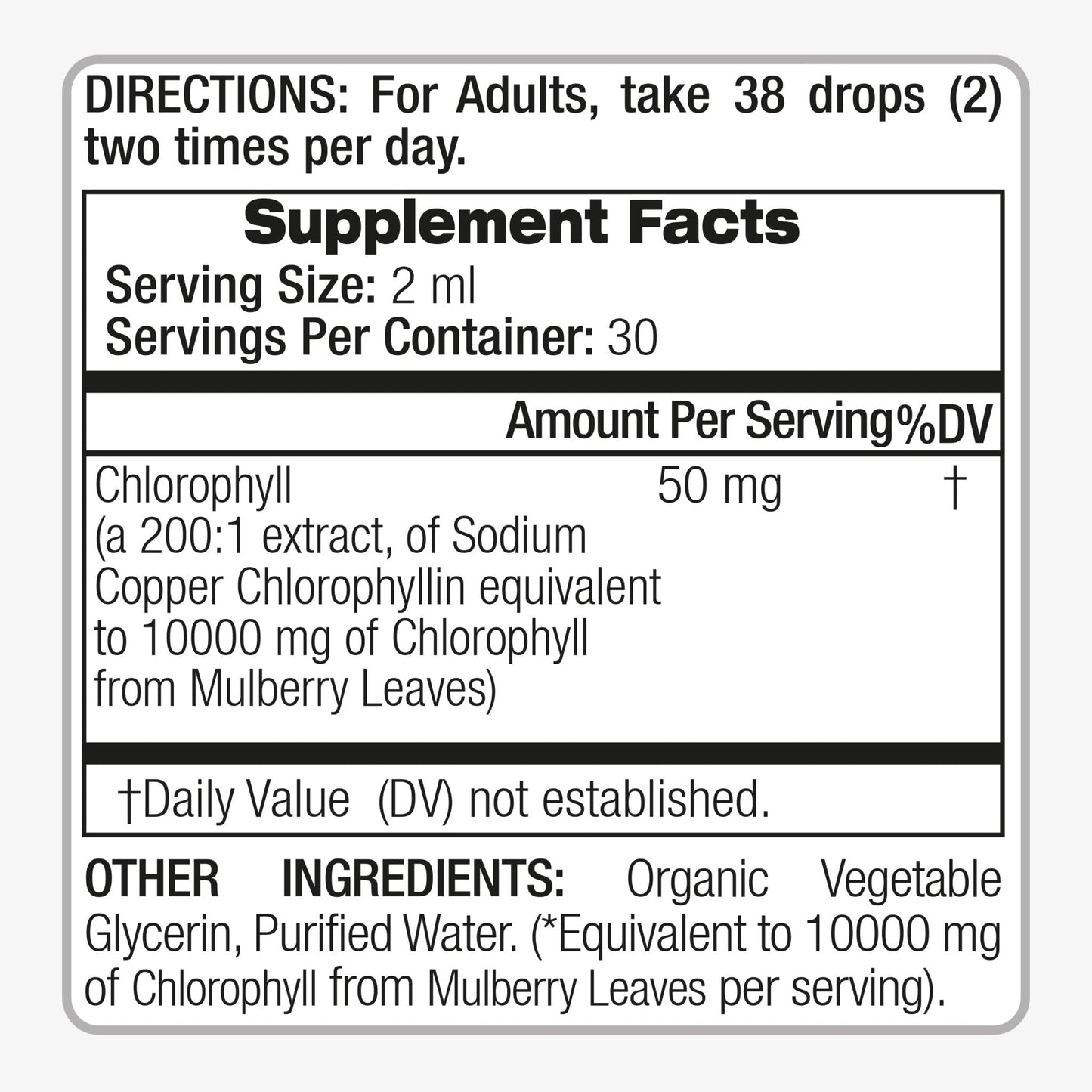 FITO MEDIC'S Lab | Liquid Chlorophyll | Chlorophyll Liquid Drops | 50 mg 200:1 Ratio Extract per Serving. - PrimeBioHealth - canada supplements
