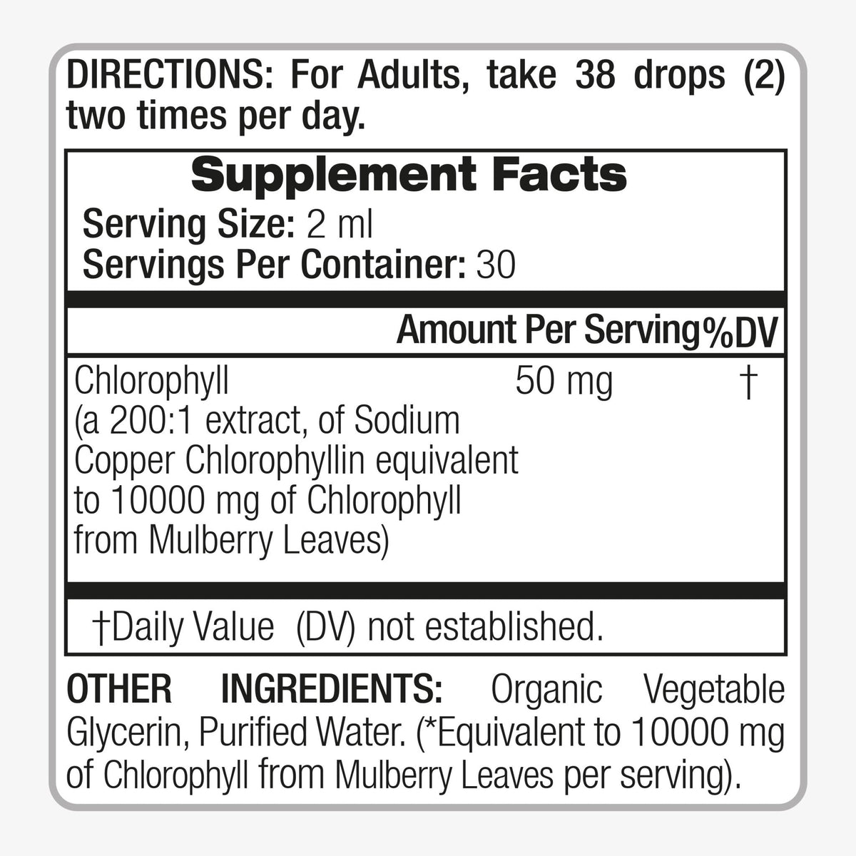 FITO MEDIC'S Lab | Liquid Chlorophyll | Chlorophyll Liquid Drops | 50 mg 200:1 Ratio Extract per Serving. - PrimeBioHealth - canada supplements