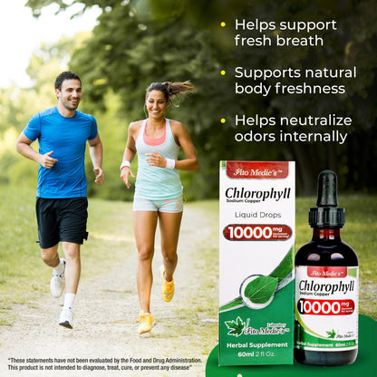 FITO MEDIC'S Lab | Liquid Chlorophyll | Chlorophyll Liquid Drops | 50 mg 200:1 Ratio Extract per Serving. - PrimeBioHealth - canada supplements