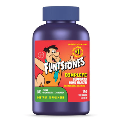 Flintstones Vitamins Chewable Kids Vitamins, Complete Multivitamin for Kids and Toddlers with Iron, Calcium, Vitamin C - PrimeBioHealth - canada supplements