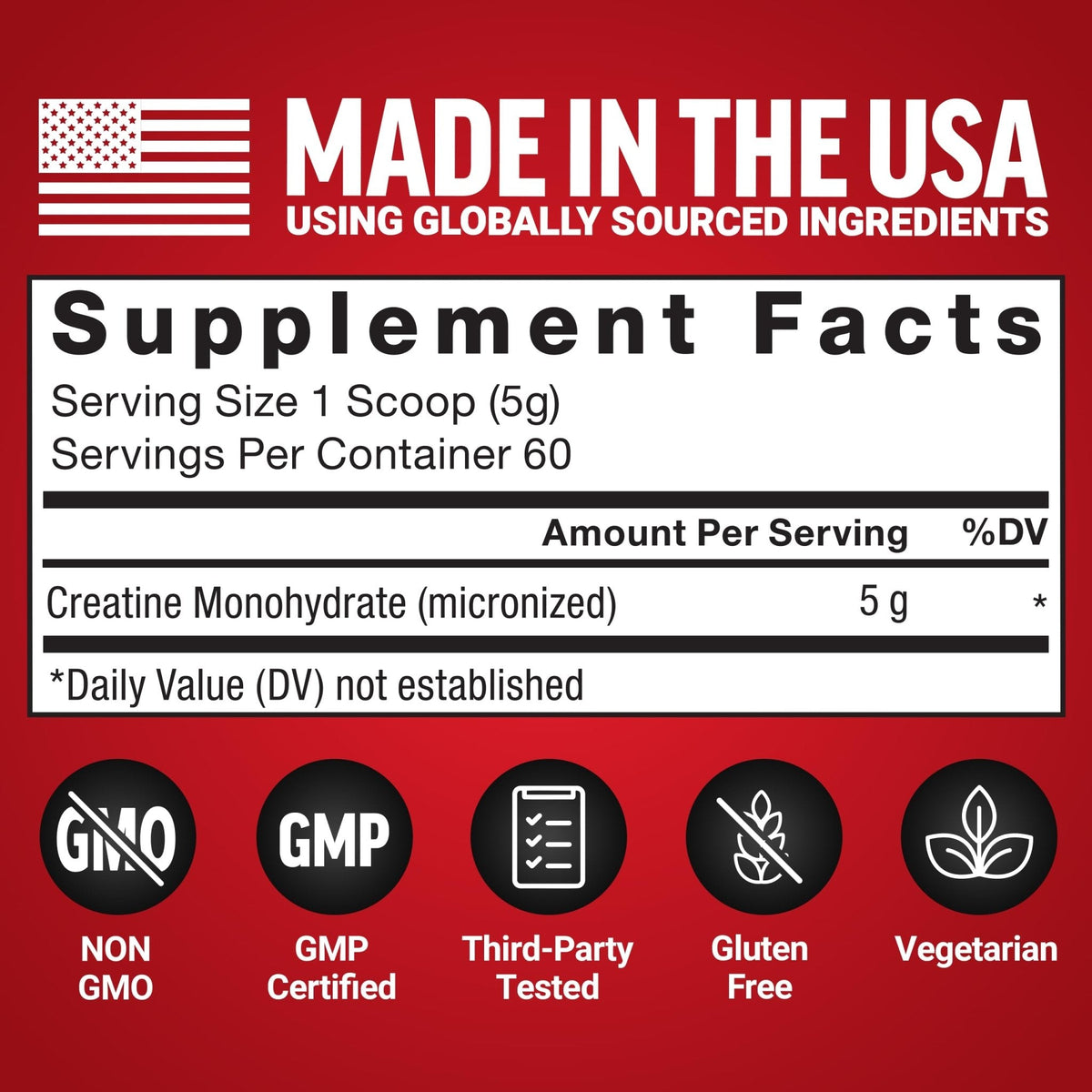 Force Factor Creatine Monohydrate Powder, 5g Micronized Dose to Support Muscle Growth, Strength, Recovery, Cognitive Health & Memory - PrimeBioHealth - canada supplements