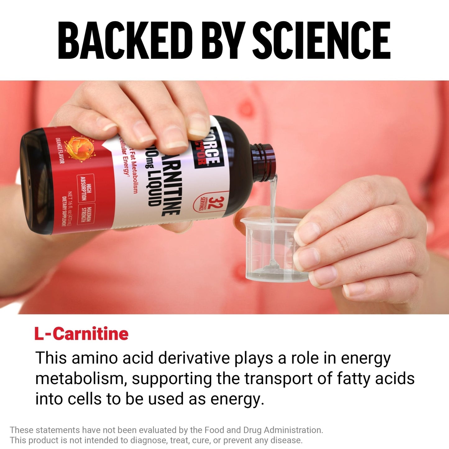Force Factor L-Carnitine Liquid 3000mg, Maximum Strength Supplement to Support Fat Metabolism, Cellular Energy & Muscle Recovery, High Absorbing - PrimeBioHealth - canada supplements