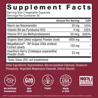 Force Factor Total Beets Blood Pressure Support Beet Root Capsules, 1800mg Organic Beet Root Powder Beet Supplement with Hawthorn Berry to Support Circulation - PrimeBioHealth - canada supplements