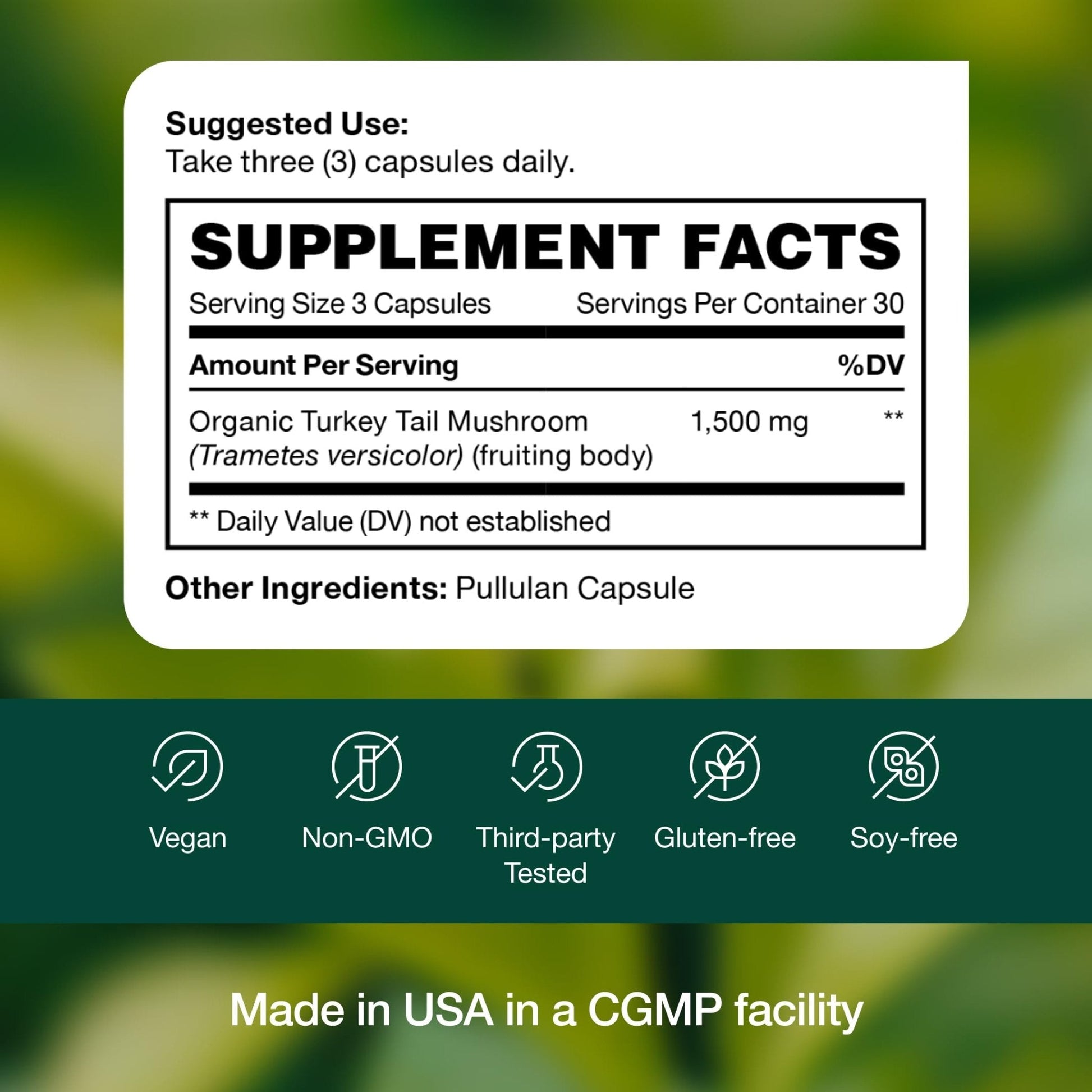 Fresh Nutrition Organic Turkey Tail Mushroom Extract Supplement - High in Beta Glucans – Non-GMO, Vegan Friendly, Gluten-Free - 90 Capsules - PrimeBioHealth - canada supplements