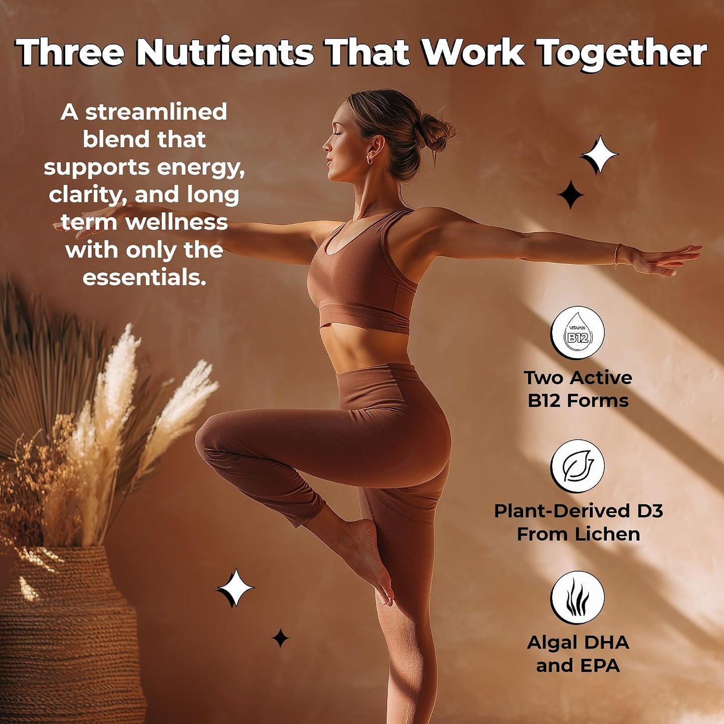 Future Kind 3 in 1 Daily Multivitamin - for Energy, Clarity, Active Wellness Support with B12, D3, and Algal Omega-3 - Essential Vegan Multivitamin for Women & Men - Tiny Citrus Softgels (60 Count) - PrimeBioHealth - canada supplements