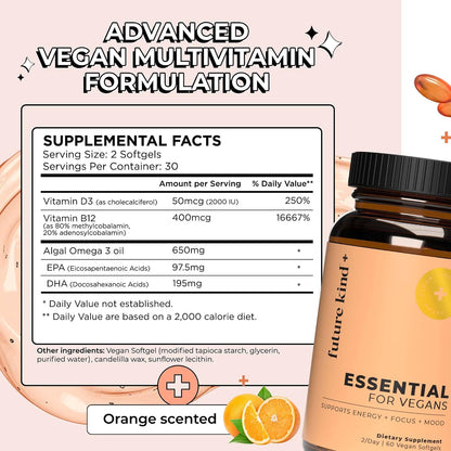 Future Kind Best Sellers Bundle | Vegan Multivitamins and Collagen Booster | Vegan Multivitamins for Women and Men with B12, Omega 3, and Vitamin D3 | Collagen Supports Skin, Hair, and Nail Health - PrimeBioHealth - canada supplements