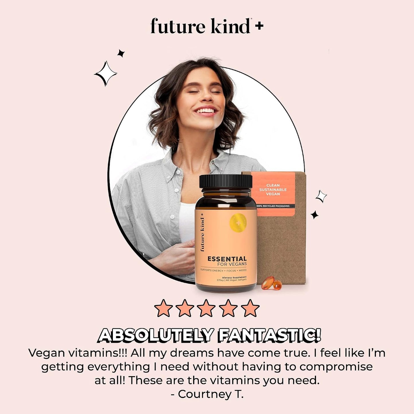 Future Kind Best Sellers Bundle | Vegan Multivitamins and Collagen Booster | Vegan Multivitamins for Women and Men with B12, Omega 3, and Vitamin D3 | Collagen Supports Skin, Hair, and Nail Health - PrimeBioHealth - canada supplements