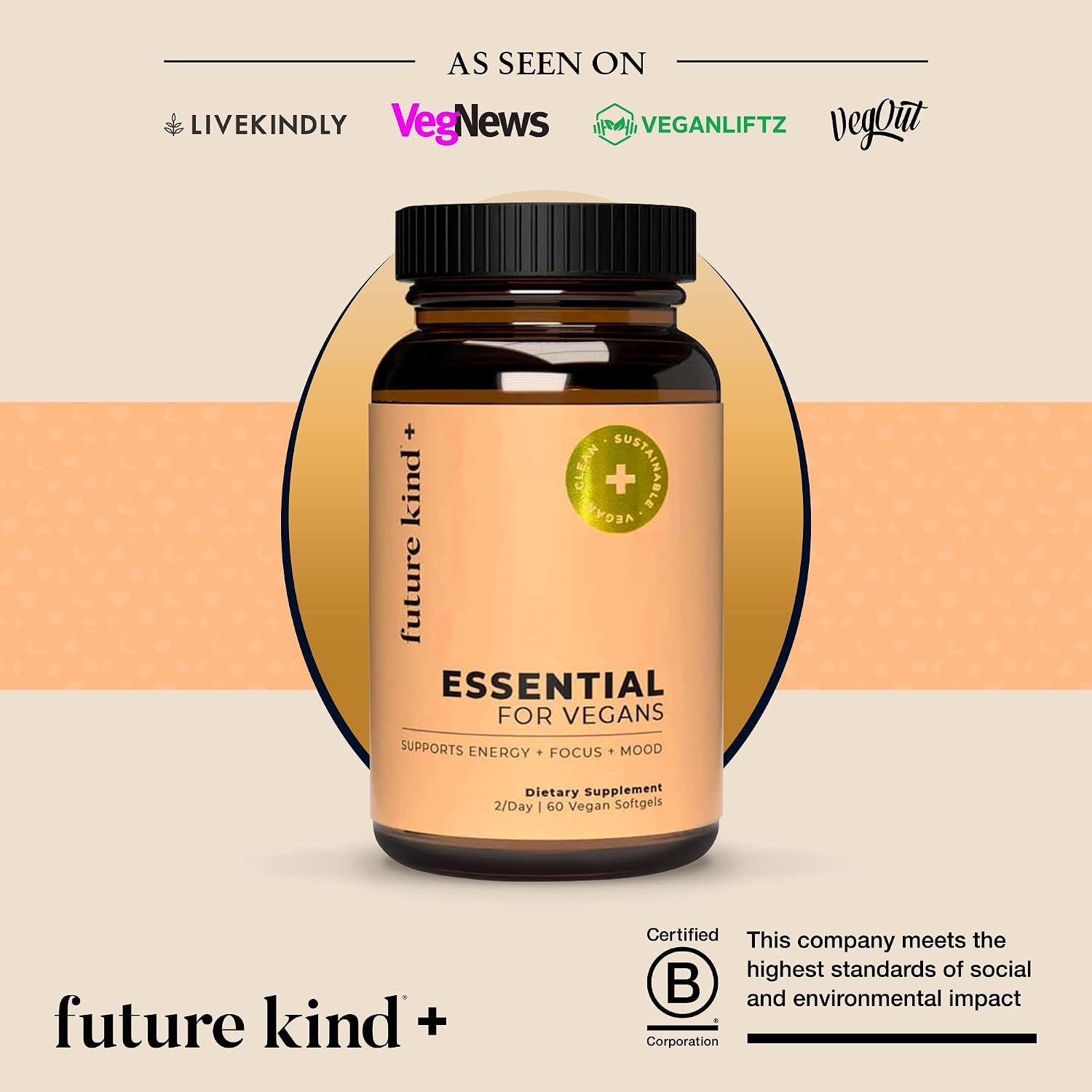 Future Kind Multivitamin Bundle - Vegan Complete Multivitamin and Vegan Essential Multivitamin - Vegan Vitamin B12, Omega 3, and Vitamin D3 - Complete Multivitamin, 42 Vitamins in 1 for Men and Women - PrimeBioHealth - canada supplements