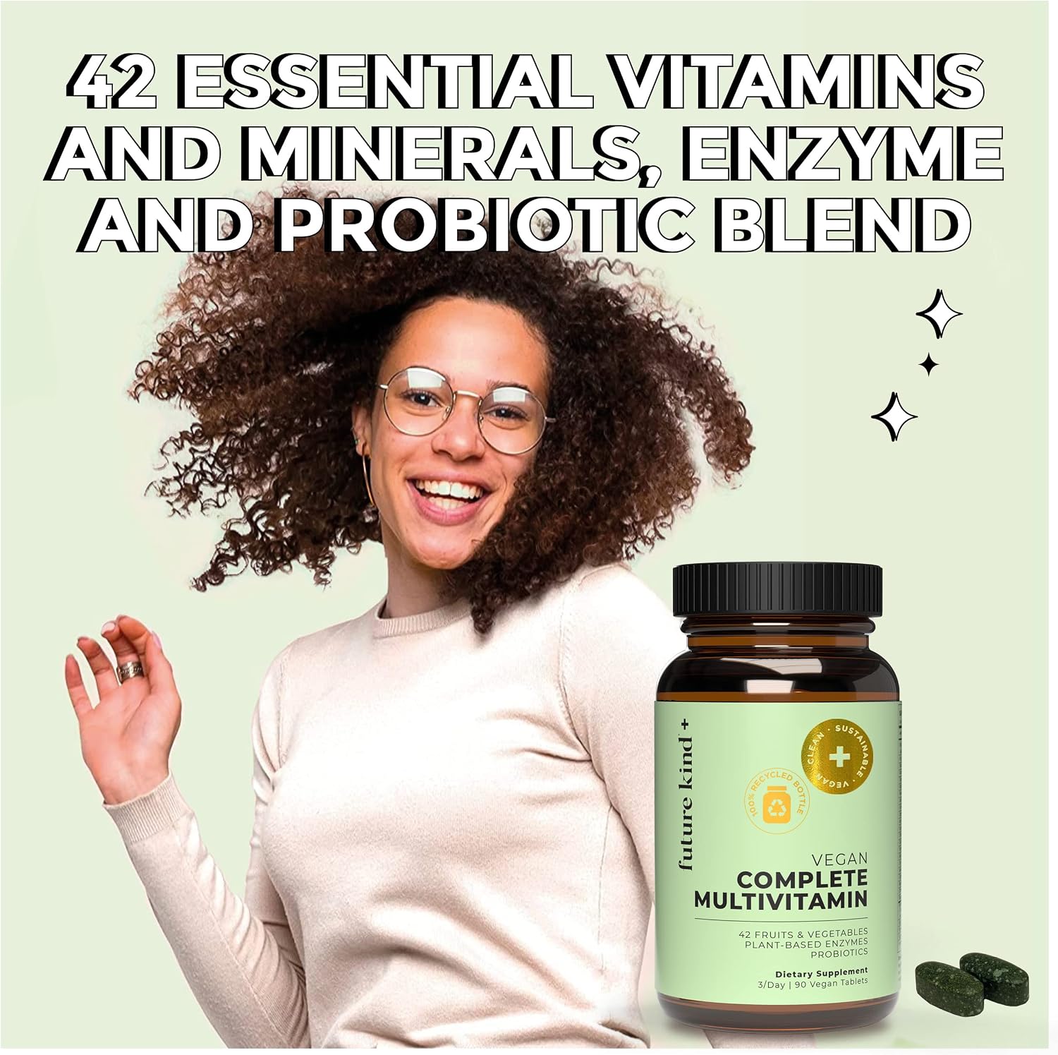 Future Kind Multivitamin Bundle - Vegan Complete Multivitamin and Vegan Essential Multivitamin - Vegan Vitamin B12, Omega 3, and Vitamin D3 - Complete Multivitamin, 42 Vitamins in 1 for Men and Women - PrimeBioHealth - canada supplements