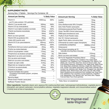 Future Kind Multivitamin Bundle - Vegan Complete Multivitamin and Vegan Essential Multivitamin - Vegan Vitamin B12, Omega 3, and Vitamin D3 - Complete Multivitamin, 42 Vitamins in 1 for Men and Women - PrimeBioHealth - canada supplements