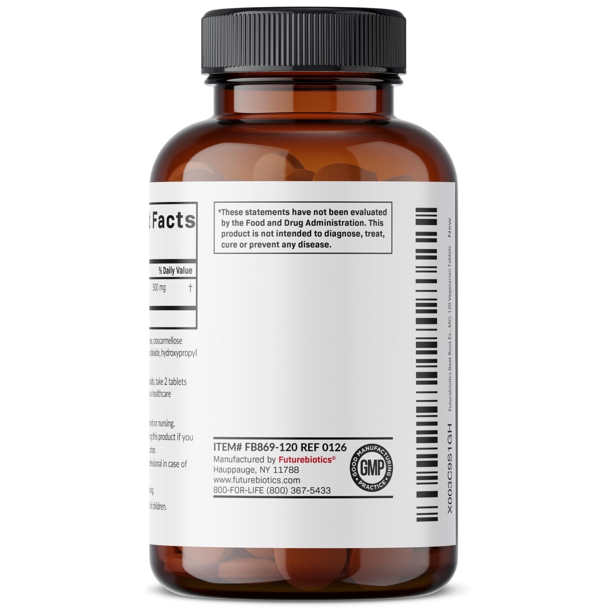 Futurebiotics Beet Root Extra Strength, Non-GMO, 120 Vegetarian Tablets - PrimeBioHealth - canada supplements