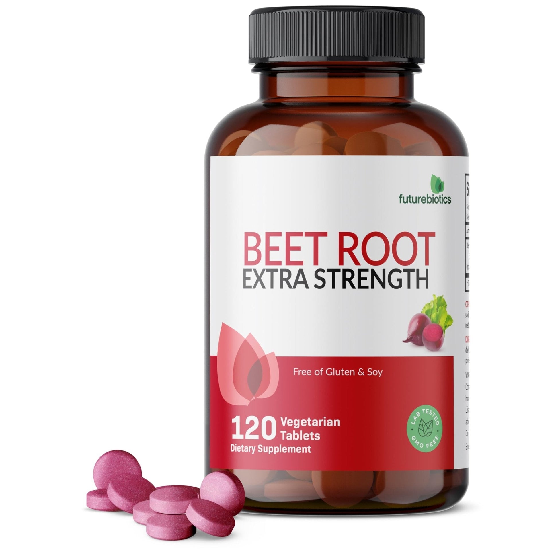 Futurebiotics Beet Root Extra Strength, Non-GMO, 120 Vegetarian Tablets - PrimeBioHealth - canada supplements