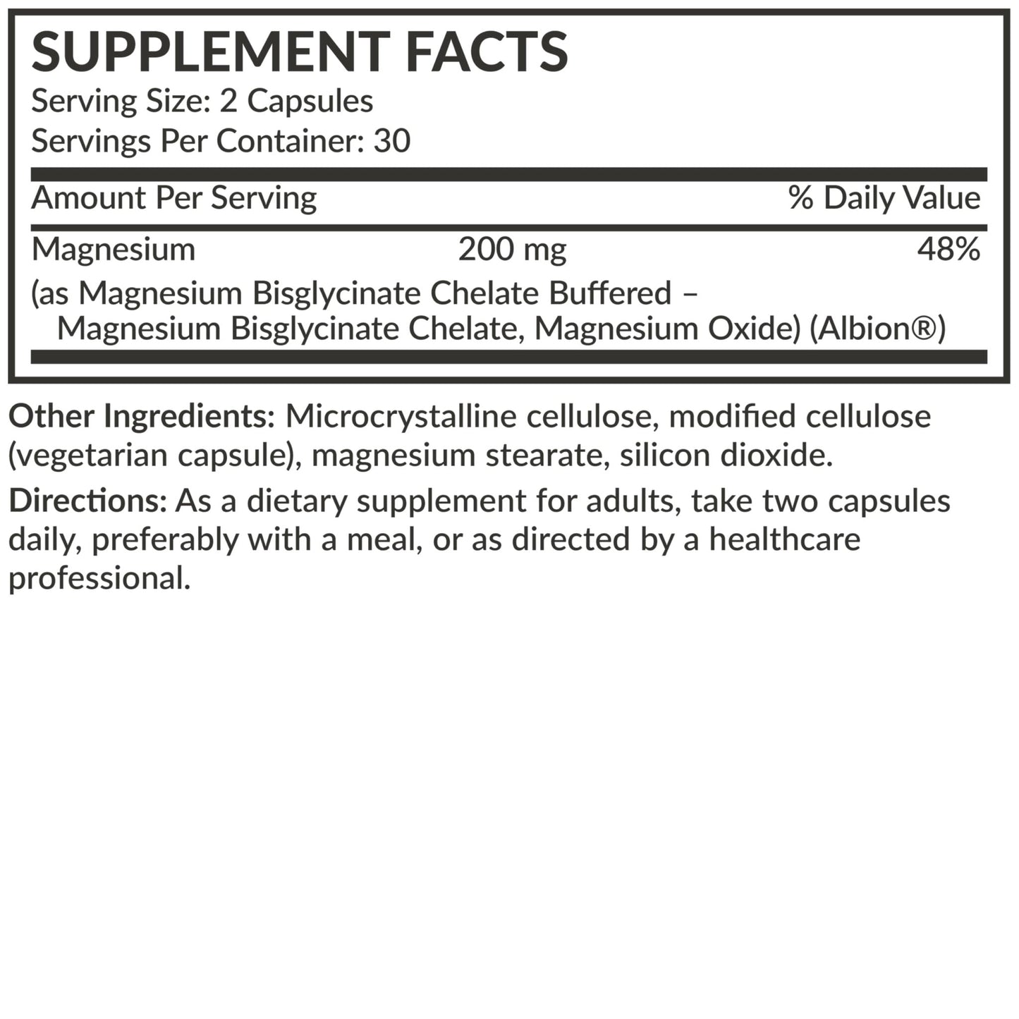Futurebiotics Magnesium Glycinate 200 MG per Serving Chelated for High Absorption, Gentle On Stomach, Non-GMO, 60 Vegetarian Capsules - PrimeBioHealth - canada supplements