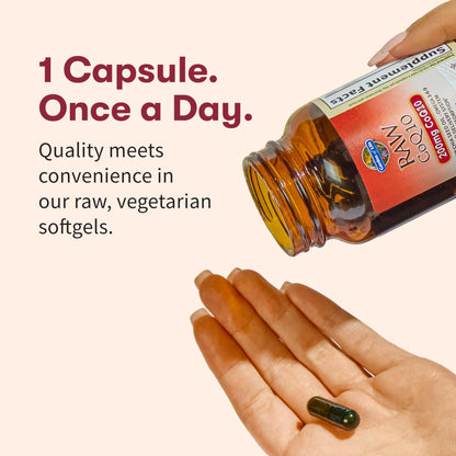Garden of Life CoQ10 200mg, Vegetarian Omega 3 6 9 Supplement Raw Co Q 10 Chia Seed Oil, Whole Food Nutrition with Antioxidant Support - PrimeBioHealth - canada supplements