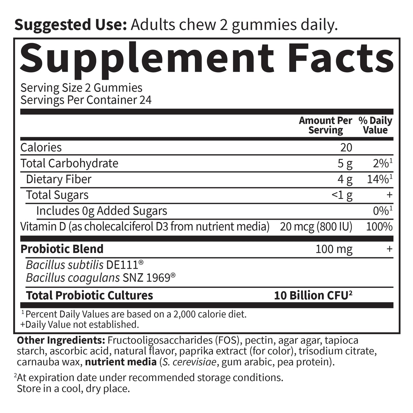 Garden of Life Dr Formulated 10 Billion CFU Prebiotic Fiber & Probiotic Gummies with Vitamin D3 for Digestive and Immune Health – Gluten Free, Non GMO - PrimeBioHealth - canada supplements