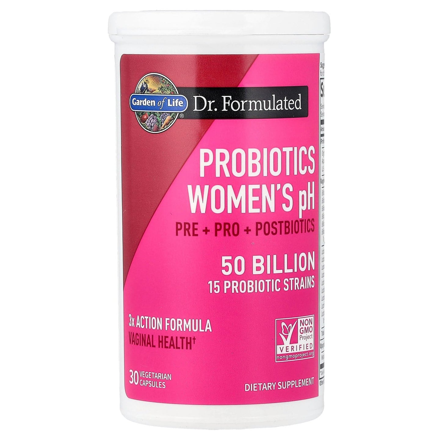Garden of Life Dr Formulated Once Daily 3-in-1 Complete Prebiotics, Postbiotics & Probiotics for Women, PRE + PRO + POSTBIOTIC Supplement for Women’s Digestive - PrimeBioHealth - canada supplements