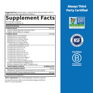 Garden of Life Dr Formulated Sport Probiotics Digestive Supplement, Organic Prebiotics for Women & Men Athletes, Clinically Studied Turmeric Curcumin - PrimeBioHealth - canada supplements