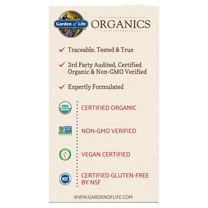 Garden of Life Organic Ashwagandha Supplement with Probiotics & Ginger - Stress, Mood & Energy Support, Vegan, Gluten Free - PrimeBioHealth - canada supplements