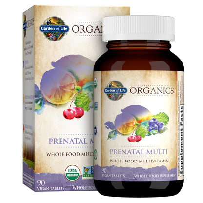 Garden of Life Organics Prenatal Multivitamin with Folate, B6, B12, D3 & Iron – Prenatal Vitamins for Women with Energy Metabolism Support for Healthy Fetal Development - PrimeBioHealth - canada supplements