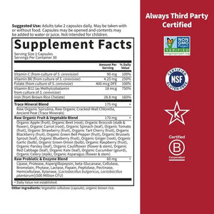 Garden of Life Vitamin Code Healthy Blood - Iron Supplement for Women, 60 Vegan Capsules, with Vitamins B, C, Trace Minerals - PrimeBioHealth - canada supplements