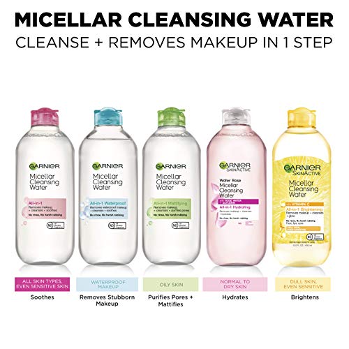 Garnier Micellar Water with Rose Water and Glycerin, Hydrating Facial Cleanser & Makeup Remover, For All Skin Types - PrimeBioHealth - canada supplements