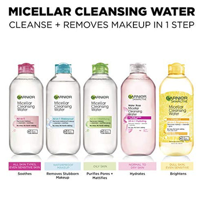 Garnier Micellar Water with Rose Water and Glycerin, Hydrating Facial Cleanser & Makeup Remover, For All Skin Types - PrimeBioHealth - canada supplements