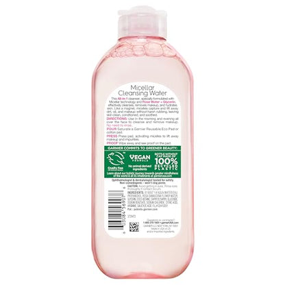 Garnier Micellar Water with Rose Water and Glycerin, Hydrating Facial Cleanser & Makeup Remover, For All Skin Types - PrimeBioHealth - canada supplements