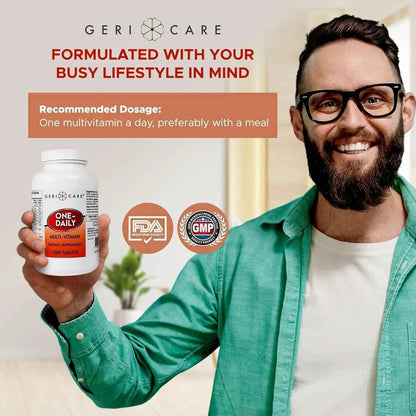 GeriCare Multivitamin Supplement Tablets, (Bottle of 1000)