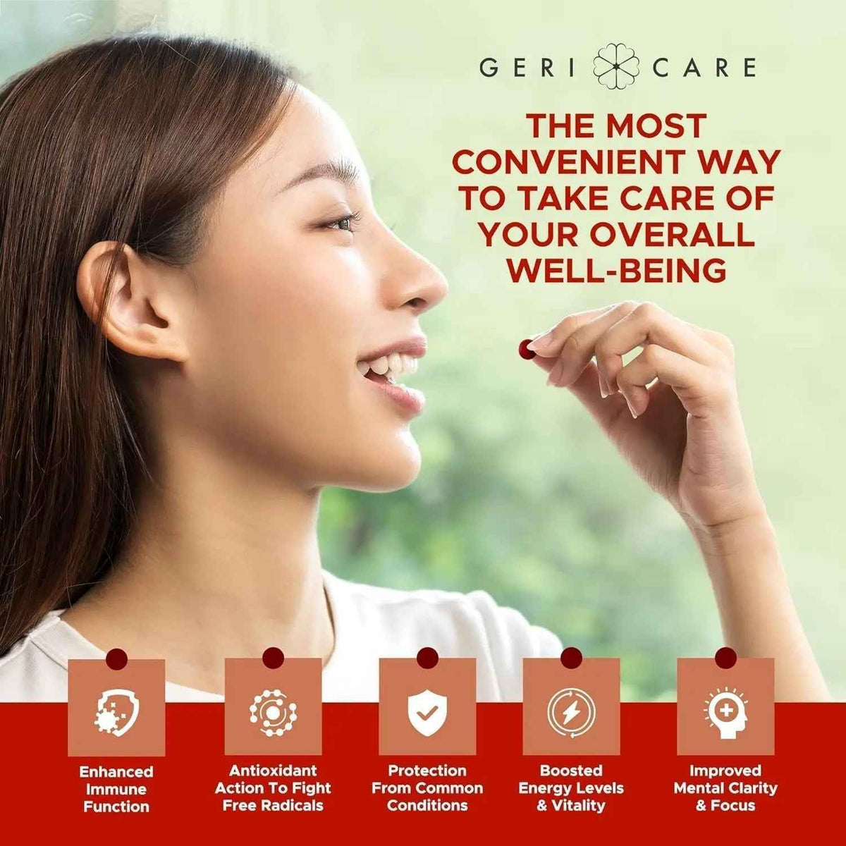 GeriCare Multivitamin Supplement Tablets, (Bottle of 1000)