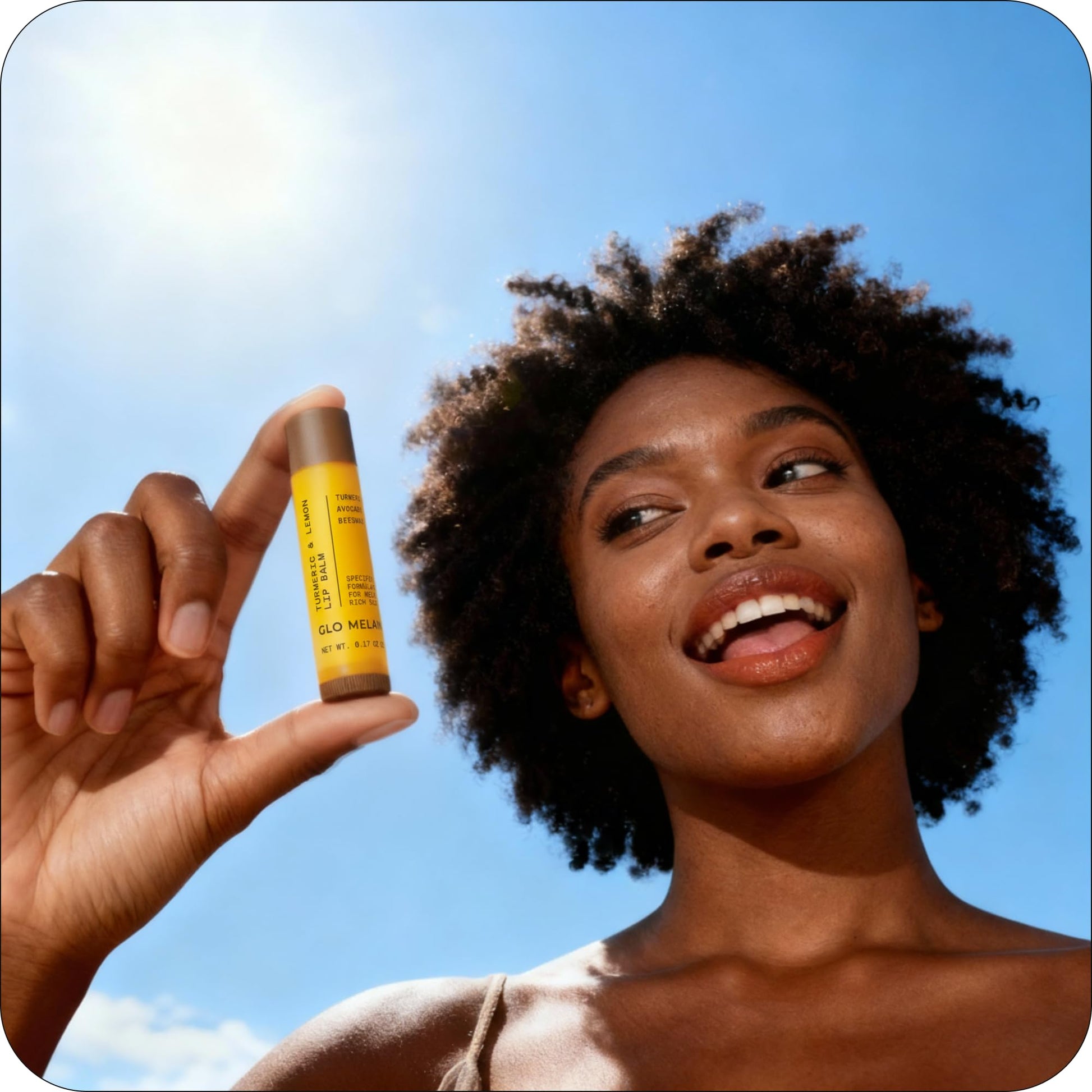 Glo Melanin All Natural Lemon and Turmeric Lip Balm - Natural Lip Balm Illuminate Your Smile - PrimeBioHealth - canada supplements