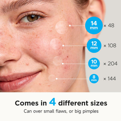 Glowpatch Pimple Patches for Face (504 Count), FSA Eligible Acne Patch Bulk, Zit Stickers 4 Sizes, Hydrocolloid Spot Stickers - PrimeBioHealth - canada supplements