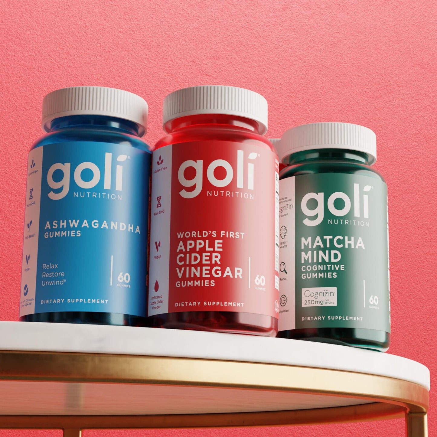 Goli Apple Cider Vinegar Gummies - Worlds First ACV Gummy with Vitamin B12, Beetroot & Pomegranate - PrimeBioHealth - canada supplements