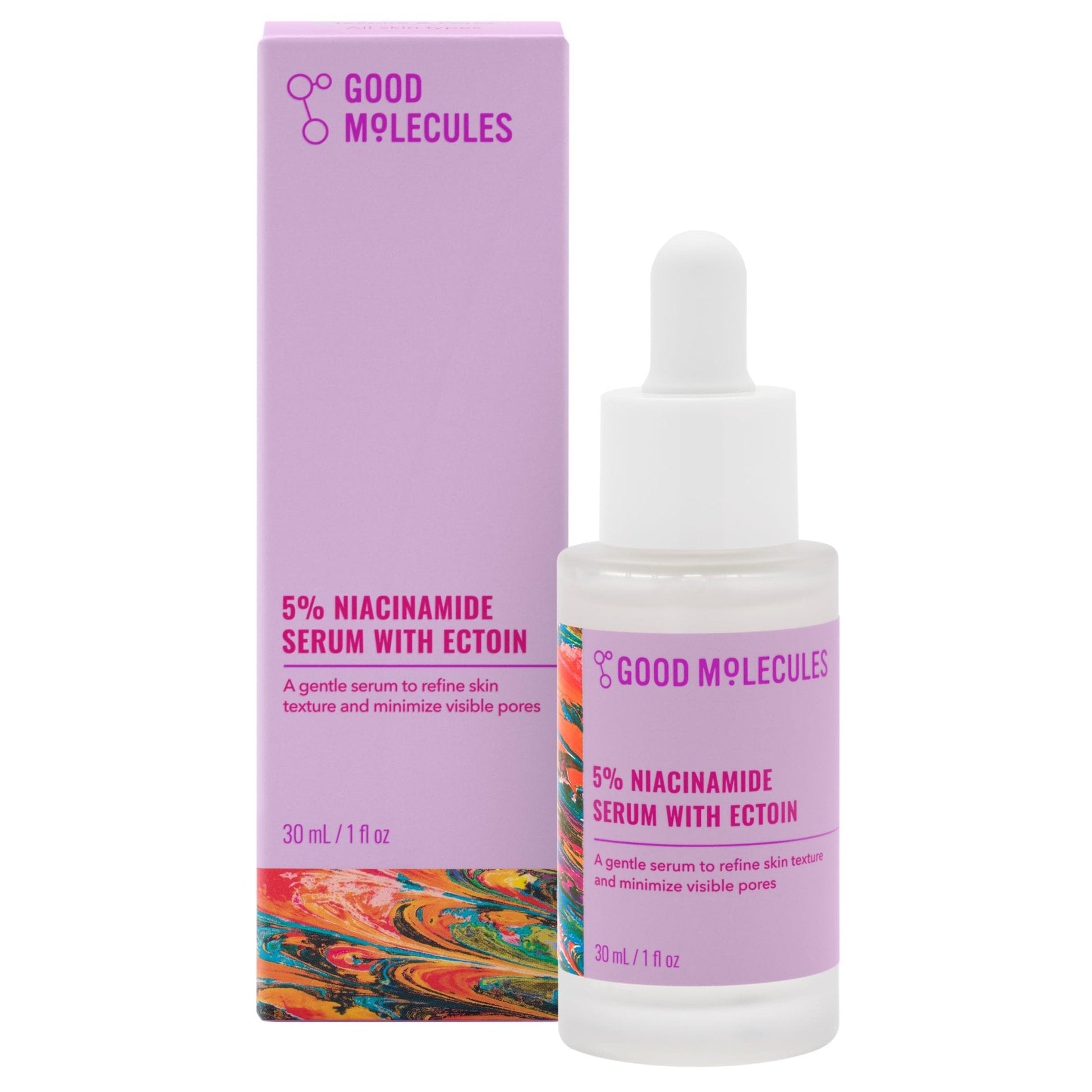 Good Molecules 5% Niacinamide Serum with Ectoin - Ultra Hydrating Serum to Target Enlarged Pores and Blemishes - PrimeBioHealth - canada supplements
