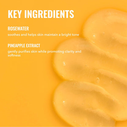 Good Molecules Hydrating Facial Cleansing Gel - Face Wash with Rosewater and Pineapple Extracts to Brighten, Cleanse, and Moisturize - Facial Cleanser, Skin Care - PrimeBioHealth - canada supplements