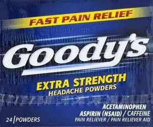 Goody's Extra Strength Powders | Fast Pain Relief | Aspirin & Caffeine | 24 Count